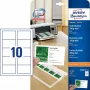 Niet-zelfklevend label Avery C32011-25