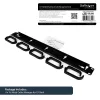 StarTech.com 1U 19 inch metalen rackmount-kabelmanagementpaneel