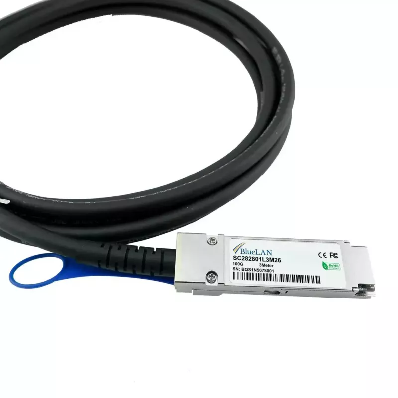 DAC-kabel BlueOptics CAB-Q-Q-100G-3M-BL QSFP28 3m