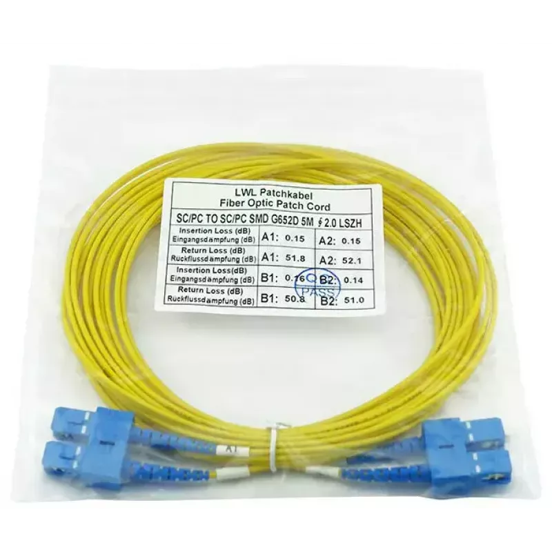 BlueOptics CAB-SMF-SC-SC-30 InfiniBand glasvezelkabel 30 m SC SC