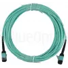 BlueOptics CBL-MTP12-OM3-1M-BO multimode glasvezel-trunkkabel, MTP/UPC naar MTP/UPC, OM3, 1 m, aqua