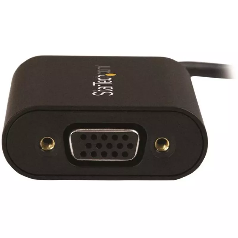 StarTech.com USB-C naar VGA-adapter - met presentatiemodus-schakelaar - 1920x1200