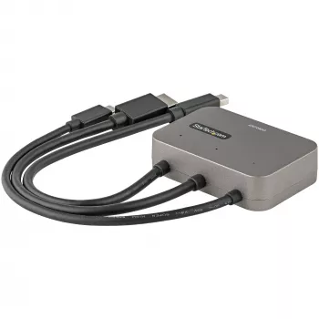 StarTech.com 3-in-1 multiport-naar-HDMI-adapter - 4K 60Hz USB-C, HDMI of Mini DisplayPort naar HDMI-converter voor vergaderruimtes - digitale AV-videoadapter voor het aansluiten van een HDMI-monitor/display