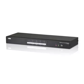 ATEN 4-poorts USB DVI Dual-View KVM-switch met audio & USB 2.0-hub (KVM-kabel inbegrepen)