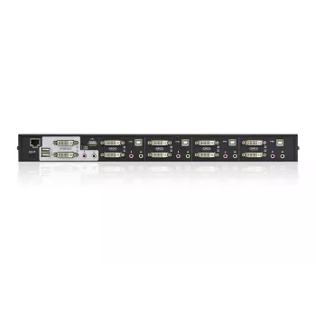 ATEN 4-poorts USB DVI Dual-View KVM-switch met audio & USB 2.0-hub (KVM-kabel inbegrepen)