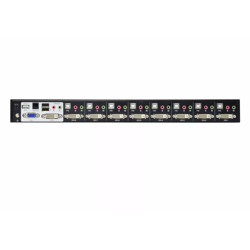ATEN 8-poorts USB DVI Dual-Link KVM-switch met audio