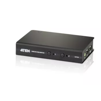 ATEN CS72D KVM-switch zwart