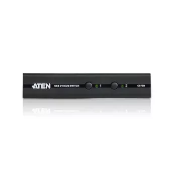 ATEN CS72D KVM-switch zwart