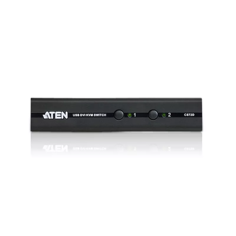 ATEN CS72D KVM-switch zwart