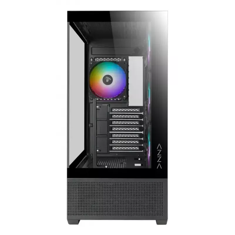 PC-behuizing Azza Tiara midi tower zwart