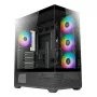 PC-behuizing Azza Tiara midi tower zwart