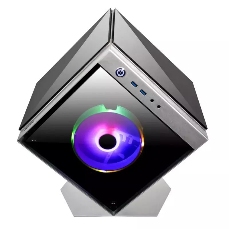 PC-behuizing Azza CUBE MINI 805 cube zilver