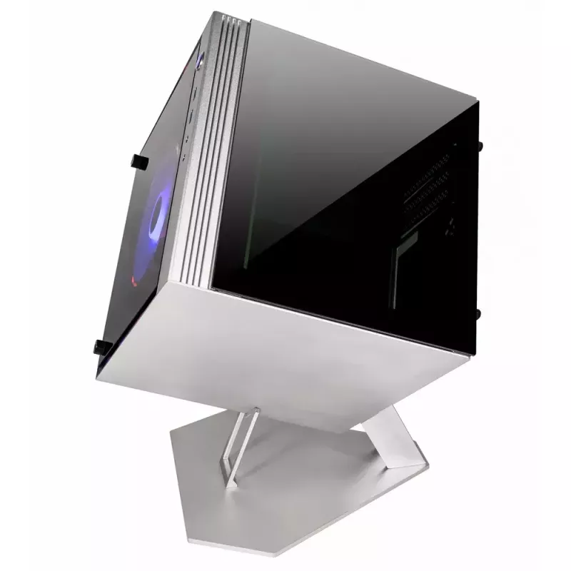 PC-behuizing Azza CUBE MINI 805 cube zilver