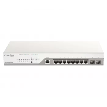D-Link DBS-2000-10MP/E netwerkswitch managed L2 Gigabit Ethernet (10/100/1000) Power over Ethernet (PoE) grijs