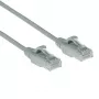 ACT grijs 2 meter LSZH U/UTP CAT6 datacenter slimline patchkabel met rastnasbeveiliging en RJ45-stekkers