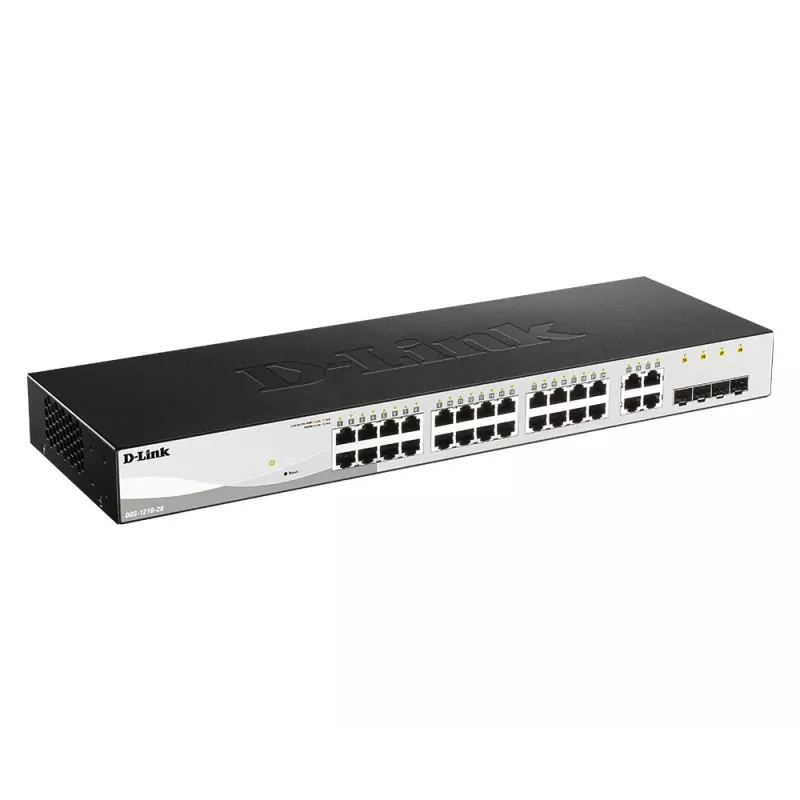 D-Link 28-poorts Gigabit Smart Managed switch inclusief 4 combo-poorten