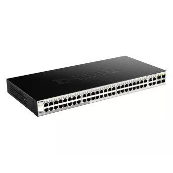 D-Link 52-poorts Gigabit Smart Managed switch inclusief 4 x 100/1000Mbps combo-poorten
