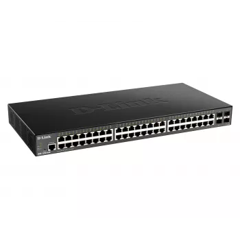 D-Link 48-poorts Gigabit Smart Managed switch met 4 x 10G SFP+