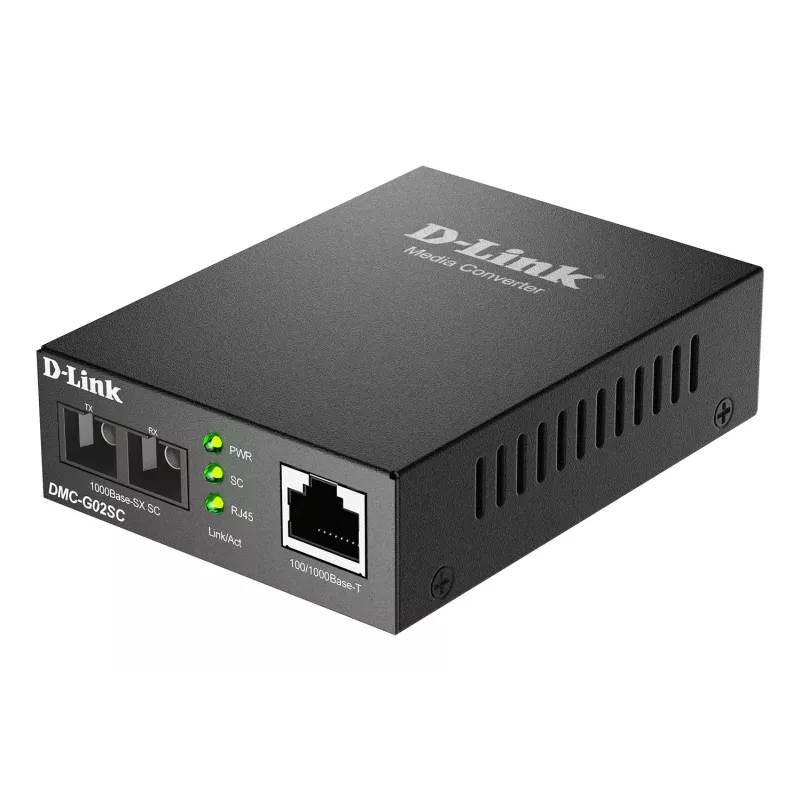 D-Link 100/1000Base-T naar 1000Base-SX SC multimode mediaconverter (550 m)