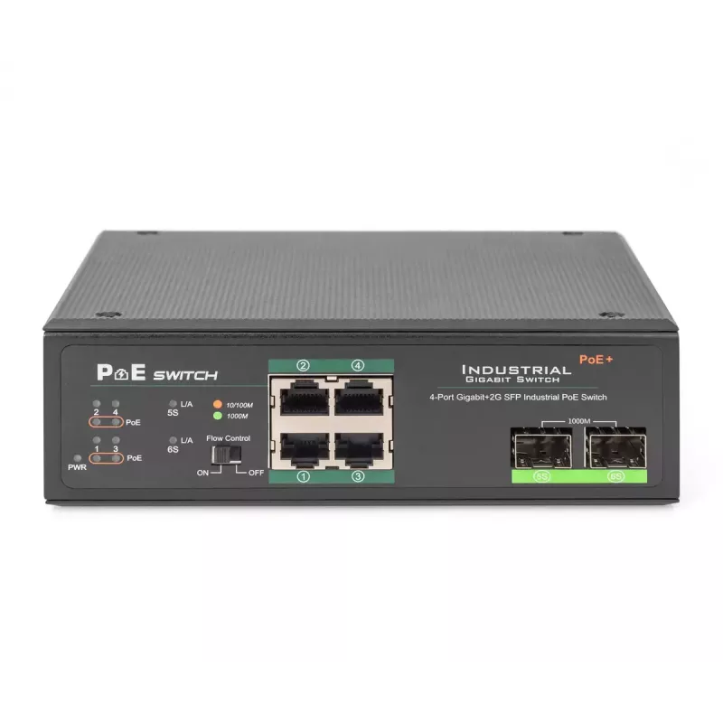 Unmanaged switch Digitus DN-651109 4-poorts Gigabit Ethernet PoE