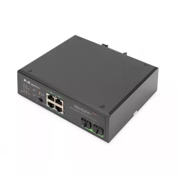 Unmanaged switch Digitus DN-651109 4-poorts Gigabit Ethernet PoE