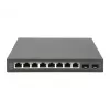 Unmanaged switch Digitus 8-poorts Gigabit + 2 Gigabit SFP