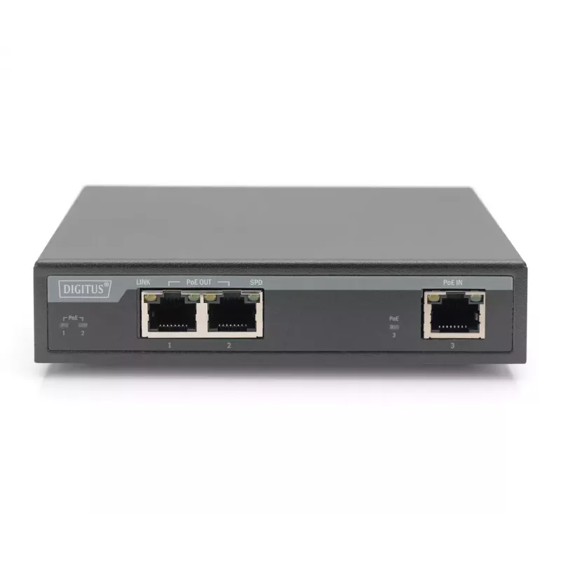 2-poorts Gigabit 4PPoE-extender Digitus DN-95127-1