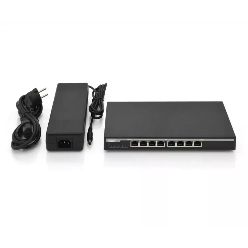 Unmanaged switch Digitus DN-95340 8-poorts Gigabit netwerkswitch