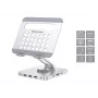 Conceptronic DONN26G, zilver, tablet, multimediastandaard, aluminium, 100 W, MicroSD (TransFlash), SD, SDHC, SDXC