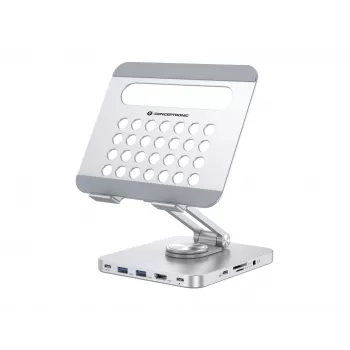 Conceptronic DONN26G, zilver, tablet, multimediastandaard, aluminium, 100 W, MicroSD (TransFlash), SD, SDHC, SDXC