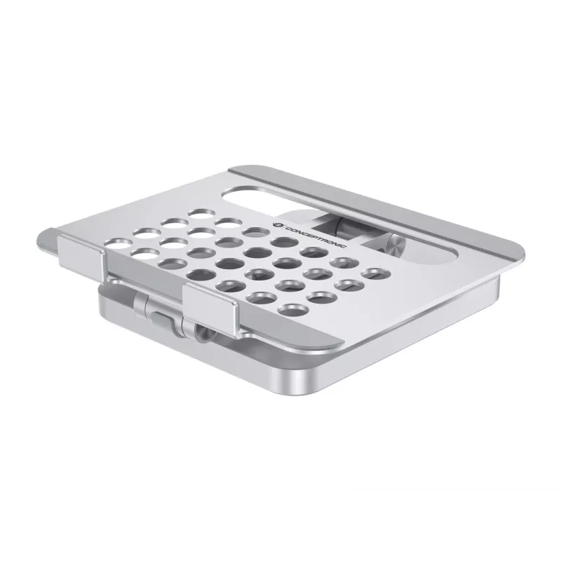 Conceptronic DONN26G, zilver, tablet, multimediastandaard, aluminium, 100 W, MicroSD (TransFlash), SD, SDHC, SDXC
