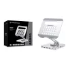 Conceptronic DONN26G, zilver, tablet, multimediastandaard, aluminium, 100 W, MicroSD (TransFlash), SD, SDHC, SDXC