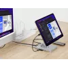 Conceptronic DONN26G, zilver, tablet, multimediastandaard, aluminium, 100 W, MicroSD (TransFlash), SD, SDHC, SDXC