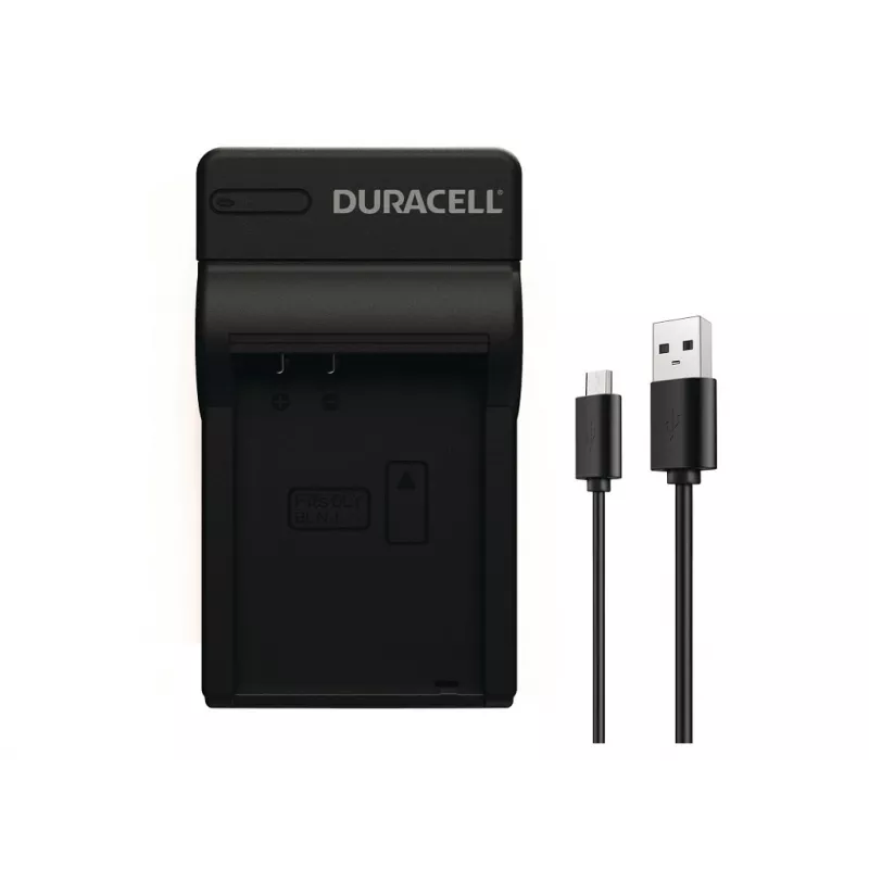 Duracell digitale camera accu-oplader, USB, oplader voor binnen, Olympus BLN-1, zwart, 5 V, 5 V