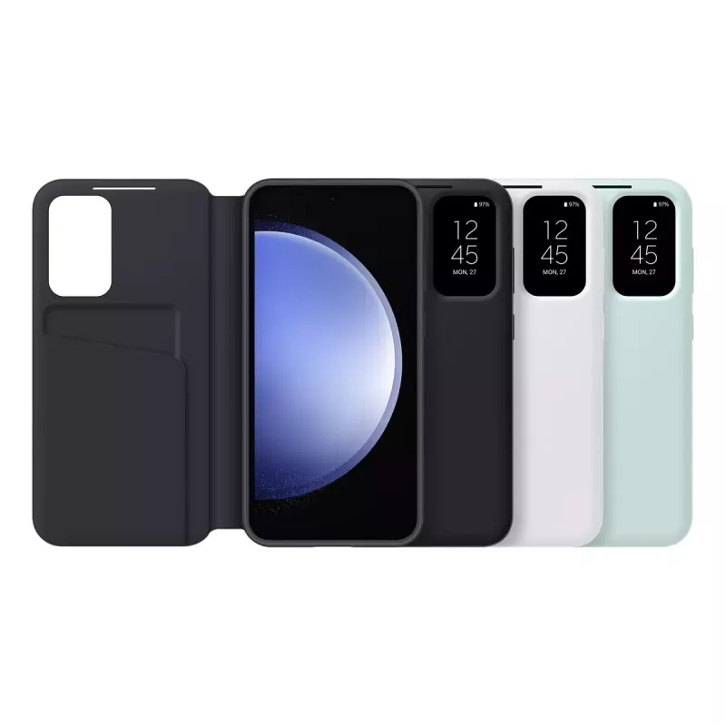Samsung EF-ZS711CWEGWW Smart View Wallet Case voor Galaxy S23 FE, wit