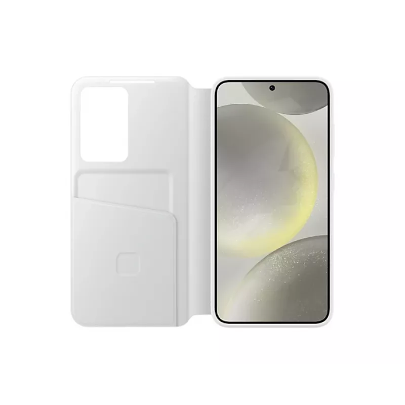 Wallethoesje Samsung Galaxy S24 wit 6,2 inch 1 vak voor kaarten