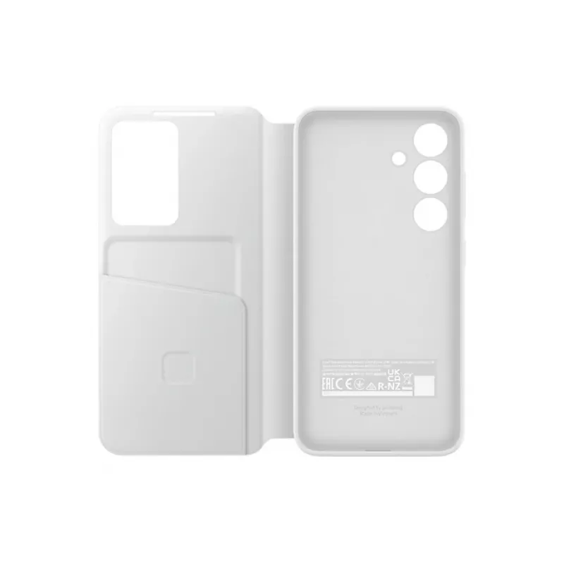 Wallethoesje Samsung Galaxy S24 wit 6,2 inch 1 vak voor kaarten
