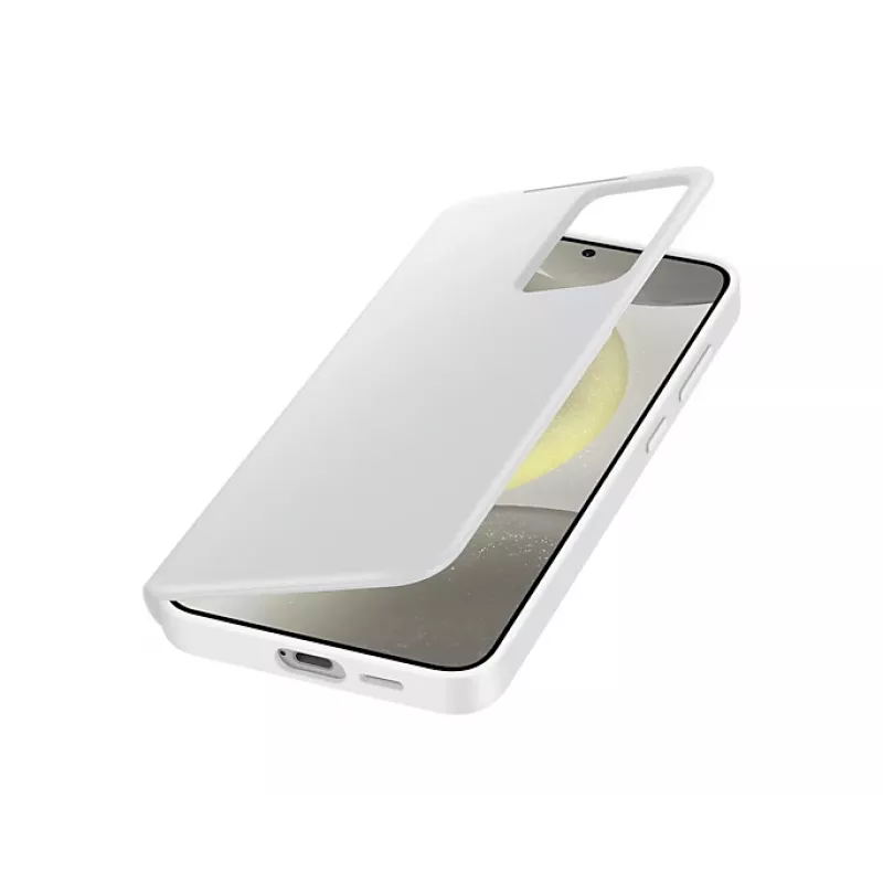 Fliphoesje Samsung Galaxy S24+ wit 6,7 inch 1 vak voor kaarten