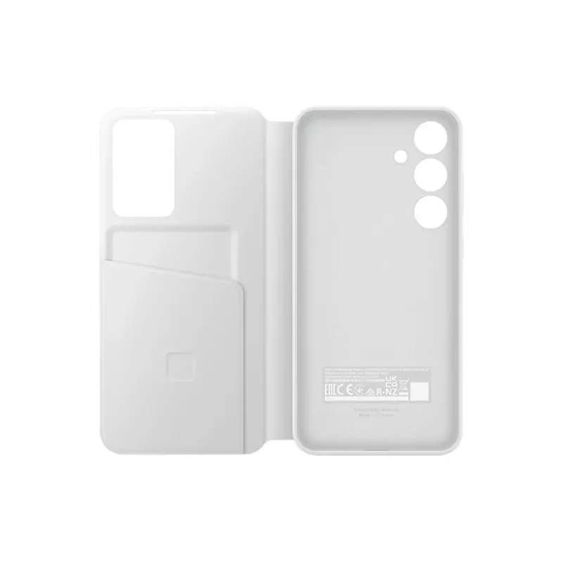 Fliphoesje Samsung Galaxy S24+ wit 6,7 inch 1 vak voor kaarten