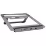Laptopstandaard EXSYS EX-1223HM zilver USB 3.2 Gen 1 100W