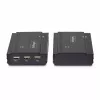 StarTech.com DisplayPort KVM-extender via glasvezel, 4K 60Hz, console-extenderkit, tot 300 m (multimode) met vooraf geïnstalleerde SFP+-modules, 3x USB HID