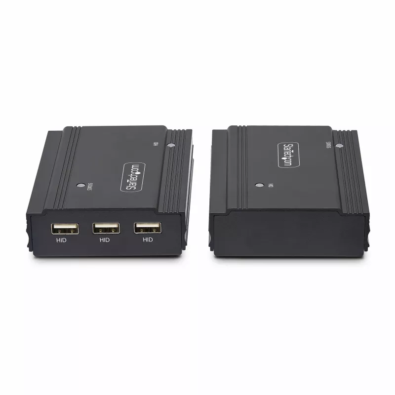 StarTech.com DisplayPort KVM-extender via glasvezel, 4K 60Hz, console-extenderkit, tot 300 m (multimode) met vooraf geïnstalleerde SFP+-modules, 3x USB HID