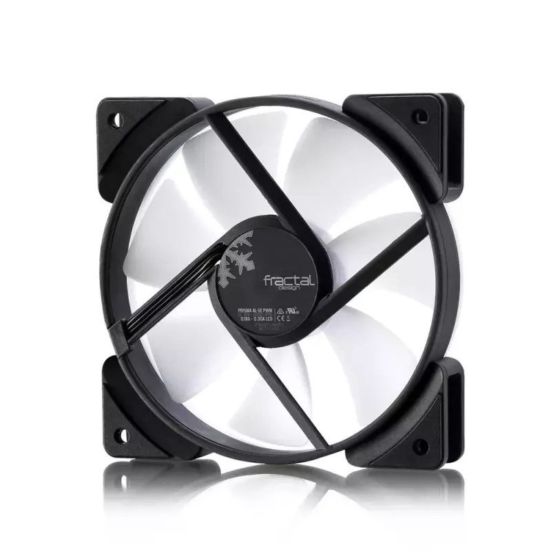 Ventilator Fractal Design Prisma AL-12 12 cm zwart wit