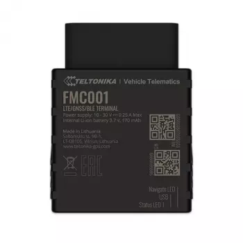 GPS-tracker Teltonika FMC001 auto zwart 53g