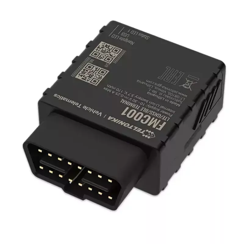 GPS-tracker Teltonika FMC001 auto zwart 53g