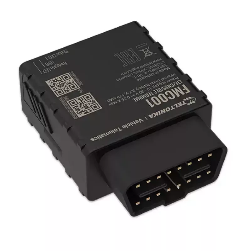 GPS-tracker Teltonika FMC001 auto zwart 53g