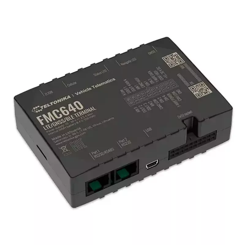 GPS-tracker Teltonika FMC640 auto zwart