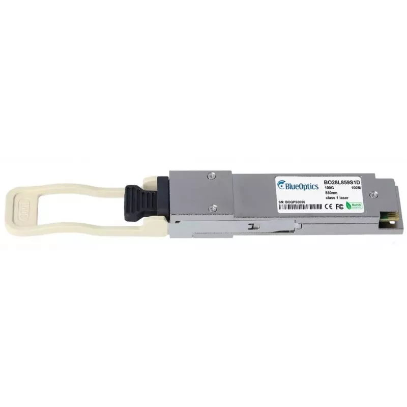 Glasvezel-transceivermodule BlueOptics FTLC9555REPM-MF-BO QSFP28 100m