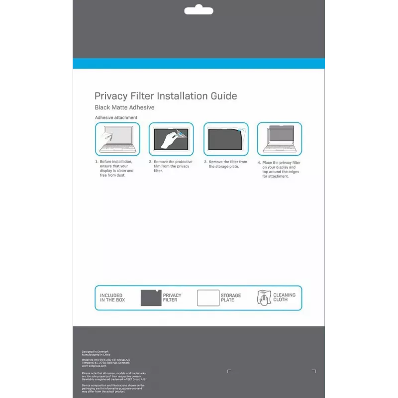eSTUFF GLBW13305213 display-privacyfilter 34,3 cm (13,5 inch) laptop frameloze display-privacyfilter