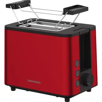Grundig TA 8340 2 sneetjes 950 W zwart, rood